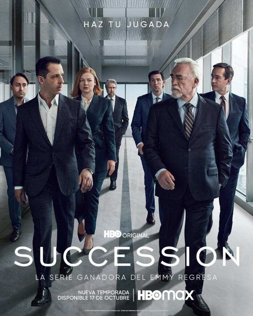 “SUCCESSION” estrena su tercera temporada el 17 de octubre por HBO Max y HBO