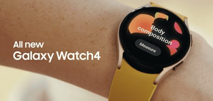 Es muy fácil medir la composición corporal con el Galaxy Watch4 Series 1