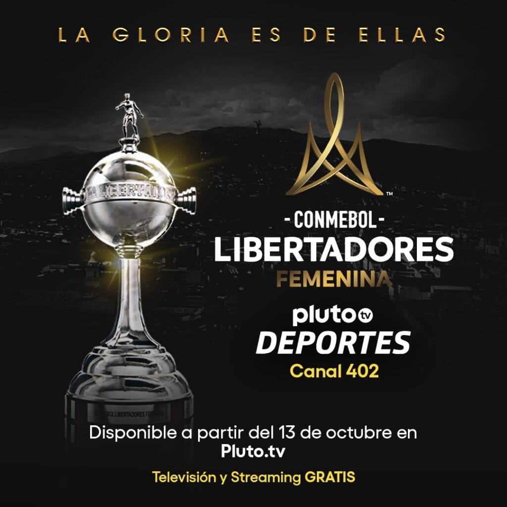 Pluto TV presenta el cronograma de partidos para ver gratis la Conmebol Libertadores Femenina - Vida Digital con Alex Neuman