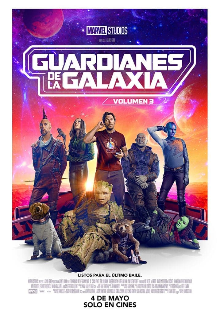 Marvel Studios debutó el nuevo tráiler y el nuevo póster De guardianes De La Galaxia Vol. 3 de James Gunn - Vida Digital con Alex Neuman