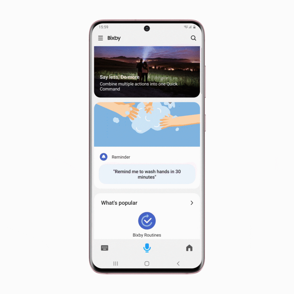 Descubre cinco comandos de Bixby, asistente virtual de Samsung, que ...