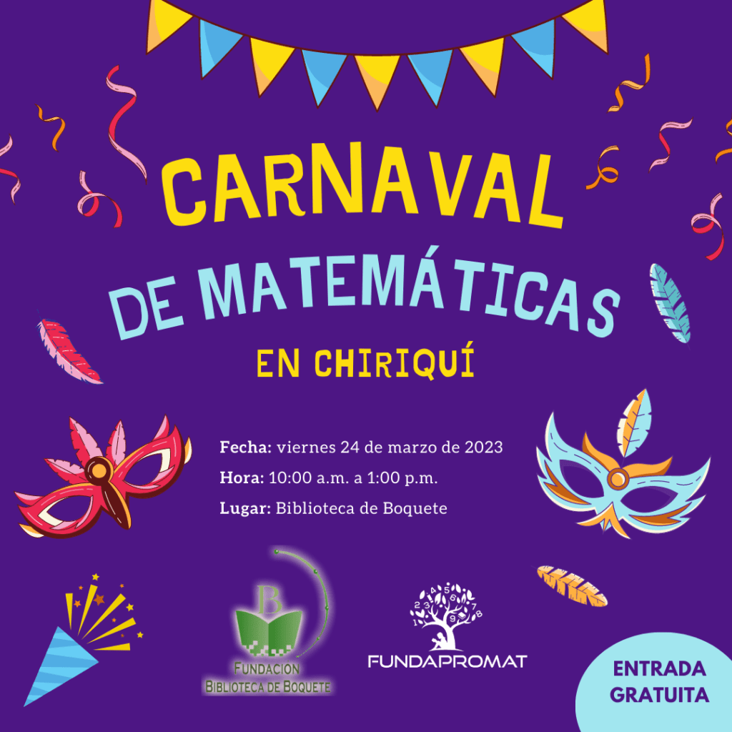 Provincia de Chiriquí recibirá el primer Carnaval de Matemáticas fuera de la Ciudad de Panamá - Vida Digital con Alex Neuman