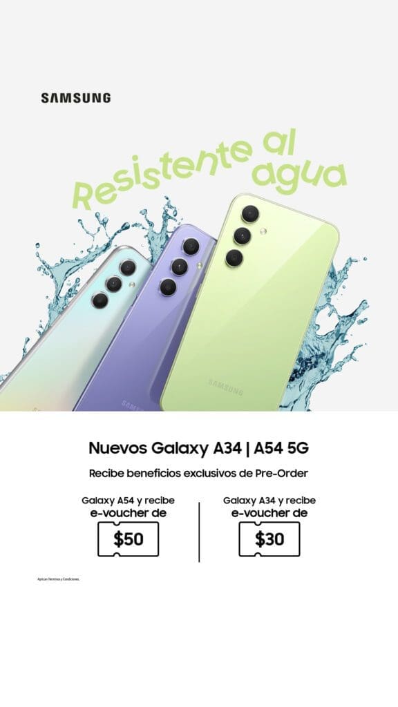 Samsung Galaxy A54 5G y Galaxy A34 5G inicia preventa en Panamá desde este 24 de marzo - Vida Digital con Alex Neuman