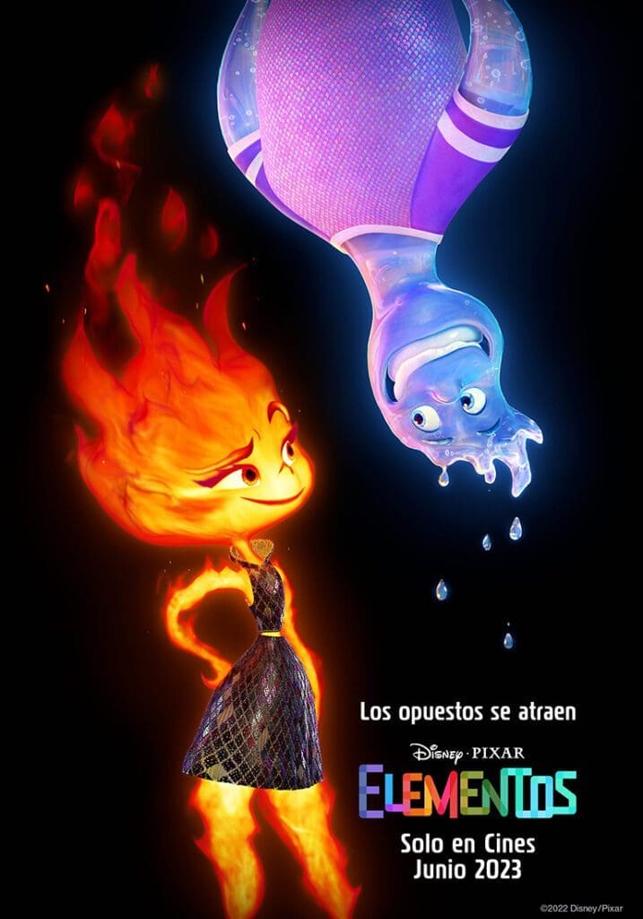 Ya se encuentran disponibles el nuevo tráiler y los posters de los personajes de Elementos, la nueva película de Disney y Pixar - Vida Digital con Alex Neuman