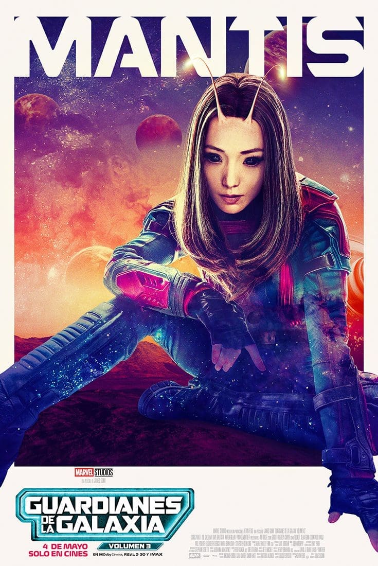 Marvel Studios presentó los posters de los personajes de Guardianes de la Galaxia vol. 3 5
