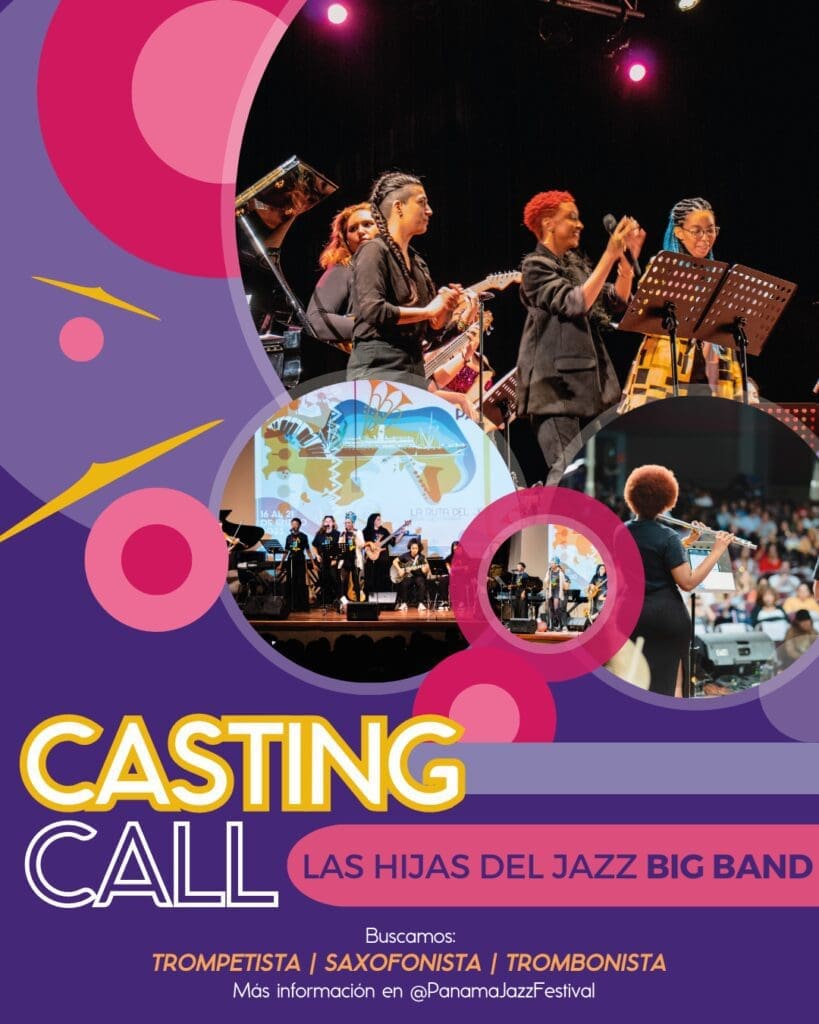 Fundación Danilo Pérez abre audiciones para formar parte de Las Hijas del Jazz Big Band y participar durante el Panama Jazz Festival del 15 al 20 de enero de 2024