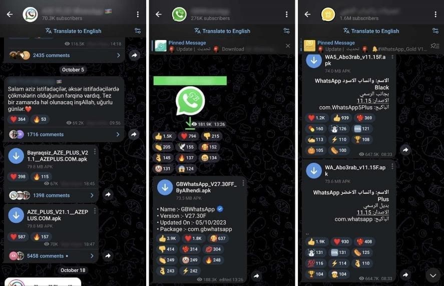 Más de 340,000 ataques a través de nuevo mod para WhatsApp 1