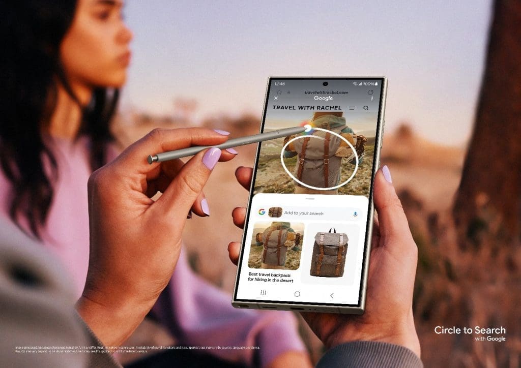 Dibuja un círculo en tu pantalla sobre lo que quieres buscar y 'Circle to Search' de Samsung lo hallará - Vida Digital con Alex Neuman
